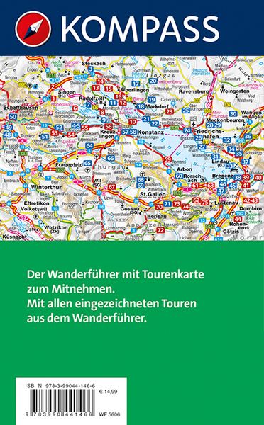 Produktbild: KOMPASS Wanderf&uuml;hrer Bodensee