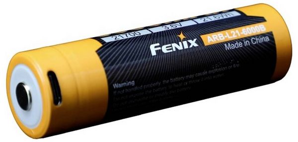 Produktbild: Fenix Light FEARBL21-6000B Ersatz-Akku Fenix HT18R, HT32, TK17, TK22R, TK30R, WF25RM, LR36R, CL27R, LD45R, PD45R ACE, PD40R V3.0