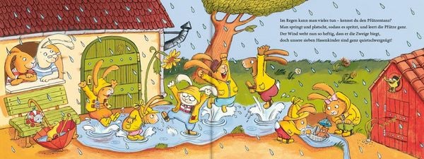 Produktbild: Wenn sieben kleine Hasen durch lustige Geschichten rasen
