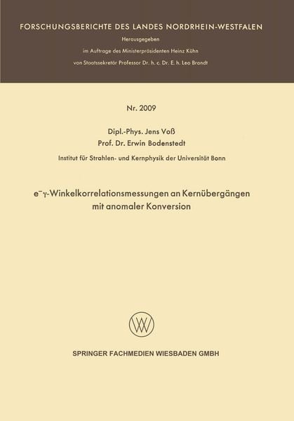 Produktbild: e&minus;&gamma;-Winkelkorrelationsmessungen an Kern&uuml;berg&auml;ngen mit anomaler Konversion