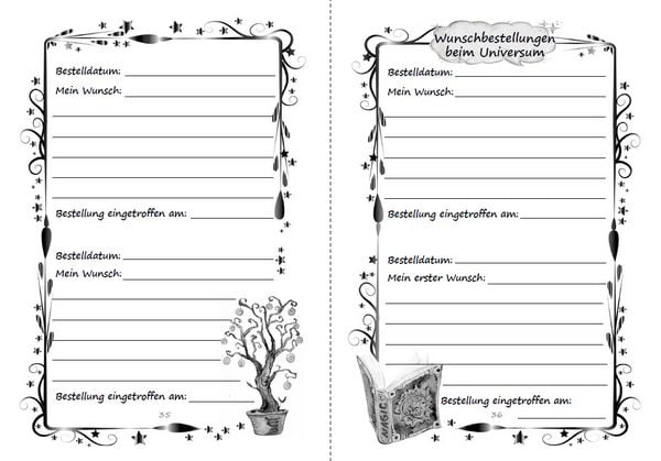 Produktbild: W&uuml;nsche Buch und Visualisieren meiner Zukunft und Ziele