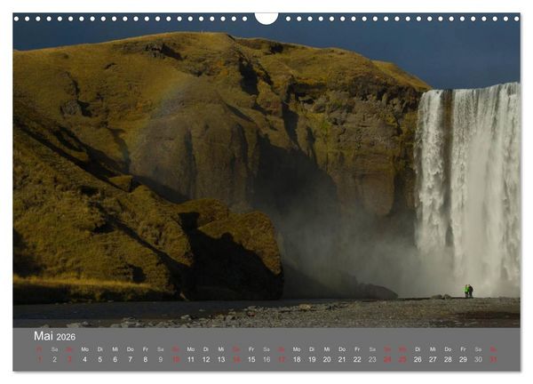Produktbild: Island 2026 (Wandkalender 2026 DIN A3 quer), CALVENDO Monatskalender