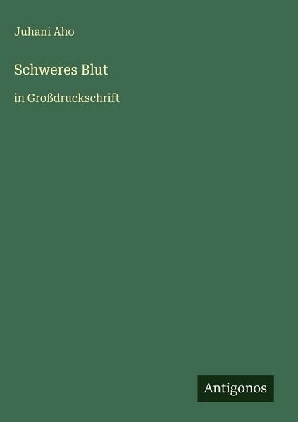 Produktbild: Schweres Blut