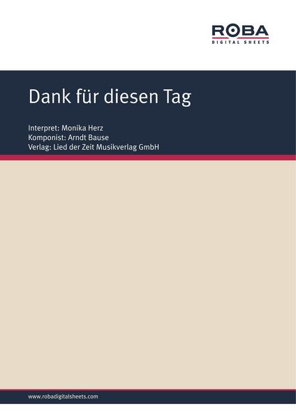 Produktbild: Dank f&uuml;r diesen Tag