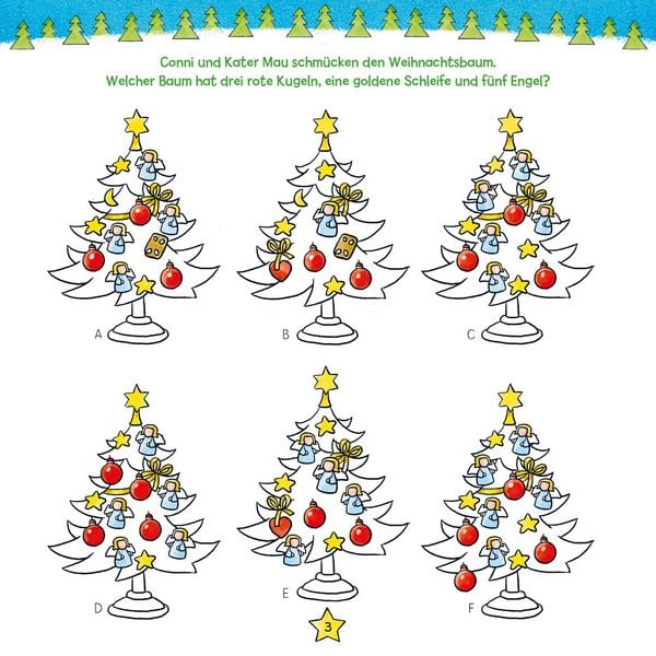 Produktbild: Conni Gelbe Reihe (Besch&auml;ftigungsbuch): Mein dicker Weihnachts-Mitmach-Block