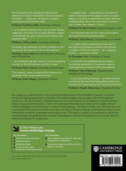 Produktbild: The Atmospheric General Circulation