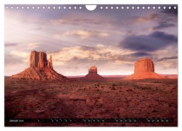 Produktbild: Go West. USA - Die Highlights des S&uuml;dwesten (Wandkalender 2026 DIN A4 quer), CALVENDO Monatskalender