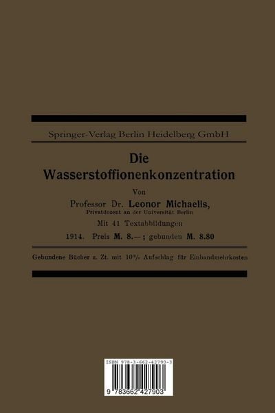 Produktbild: PH-Tabellen enthaltend ausgerechnet die Wasserstoffexponentwerte, die sich aus gemessenen Millivoltzahlen bei bestimmten Temperaturen ergeben