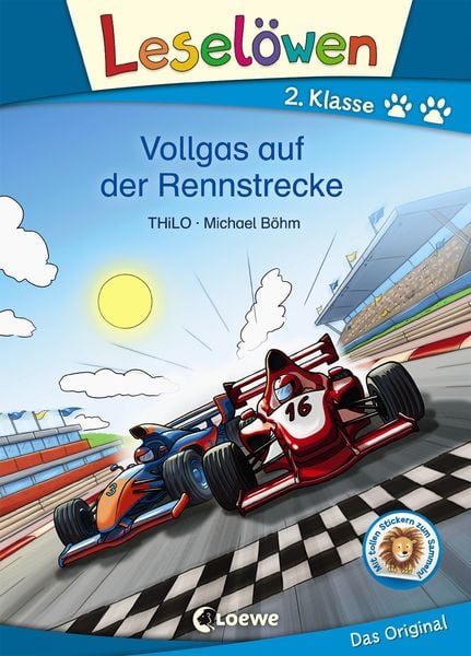 Produktbild: Lesel&ouml;wen 2. Klasse - Vollgas auf der Rennstrecke