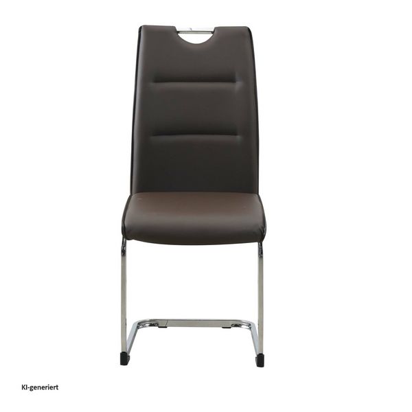 Produktbild: HTI-Living Schwingstuhl 4er Set PU braun DannyC Schwingstuhl 4er Set PU braun DannyC