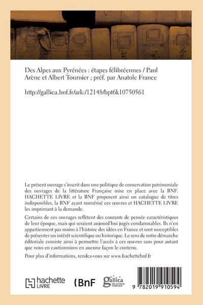 Produktbild: Des Alpes Aux Pyr&eacute;n&eacute;es, &Eacute;tapes F&eacute;libr&eacute;ennes