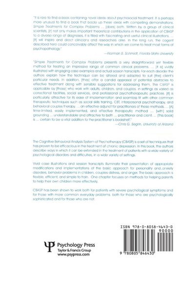 Produktbild: Simple Treatments for Complex Problems