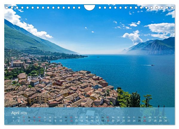 Produktbild: Gardasee - lago di Garda by Sascha Ferrari (Wandkalender 2026 DIN A4 quer), CALVENDO Monatskalender