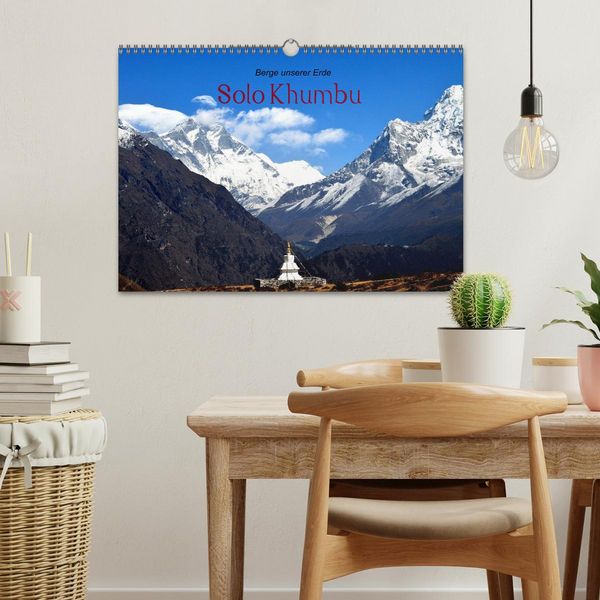 Produktbild: Solo Khumbu (Wandkalender 2026 DIN A3 quer), CALVENDO Monatskalender