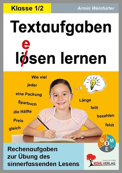 Produktbild: Textaufgaben l&ouml;sen lernen / Klasse 1-2