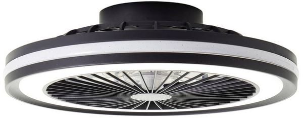 Produktbild: Brilliant G99280/06 Palmero LED-Deckenleuchte mit Ventilator LED-Modul 40W Schwarz