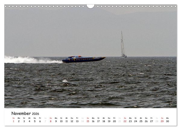 Produktbild: Offshore Powerboats (Wandkalender 2026 DIN A3 quer), CALVENDO Monatskalender