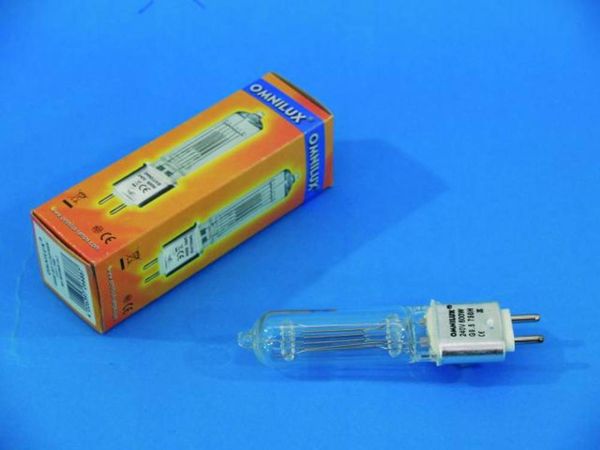 Omnilux HX600 Halogen Lichteffekt Leuchtmittel 230V G9.5 600W Weiß