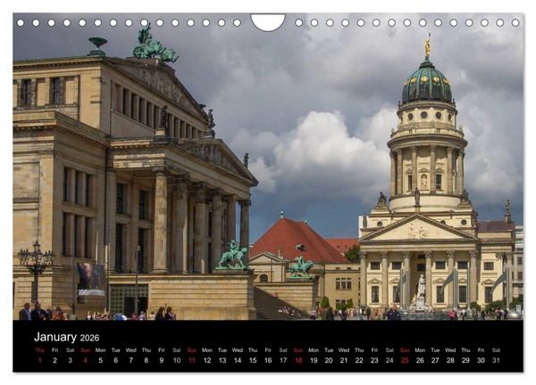 Produktbild: Monuments of Germany 2026 (Wall Calendar 2026 DIN A4 landscape), CALVENDO 12 Month Wall Calendar
