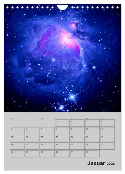 Produktbild: Sch&ouml;nheit des Universums (Wandkalender 2026 DIN A4 hoch), CALVENDO Monatskalender