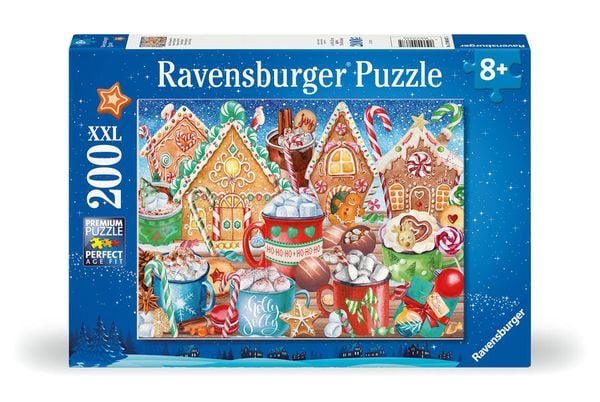 Produktbild: Kinderpuzzle 200 XXL Teile - S&uuml;&szlig;e Weihnachten