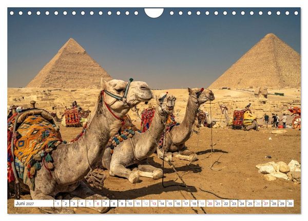 Produktbild: &Auml;gypten - Kairo + Gizeh (Wandkalender 2027 DIN A4 quer), CALVENDO Monatskalender