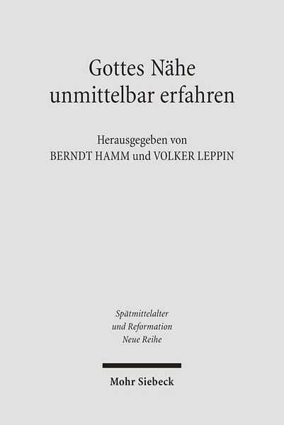 Produktbild: Gottes N&auml;he unmittelbar erfahren
