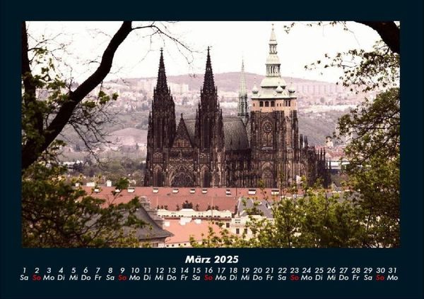 Produktbild: Prag 2025 Fotokalender DIN A4