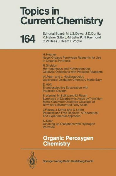 Produktbild: Organic Peroxygen Chemistry