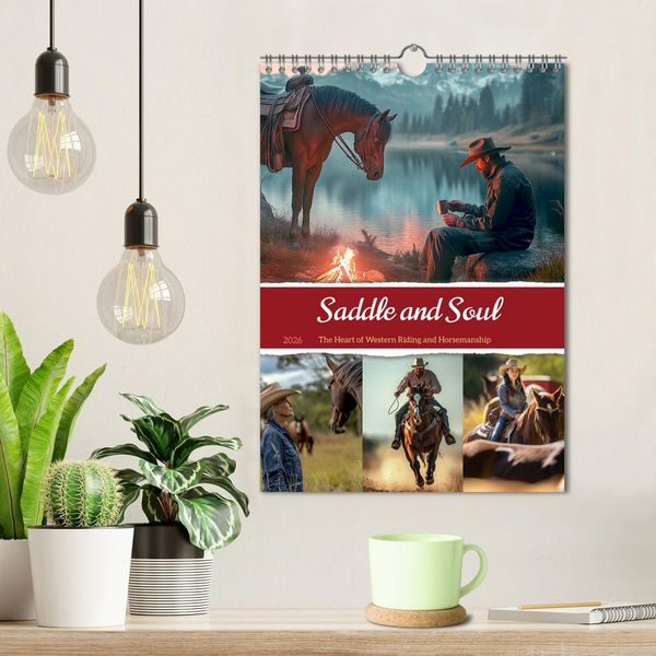 Produktbild: Saddle and Soul (Wall Calendar 2026 DIN A4 portrait), CALVENDO 12 Month Wall Calendar