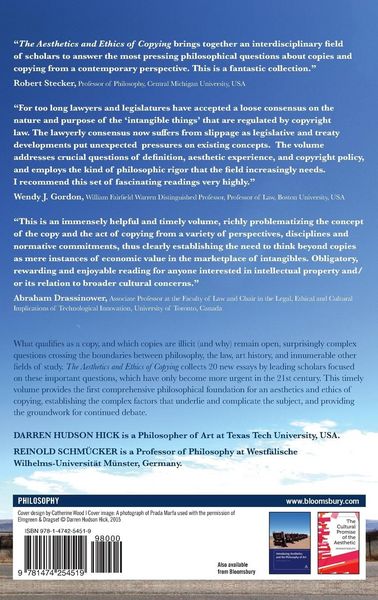 Produktbild: The Aesthetics and Ethics of Copying