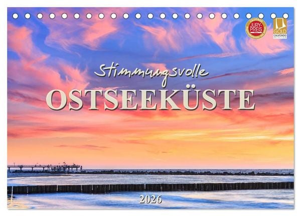 Produktbild: Stimmungsvolle Ostseek&uuml;ste 2026 (Tischkalender 2026 DIN A5 quer), CALVENDO Monatskalender