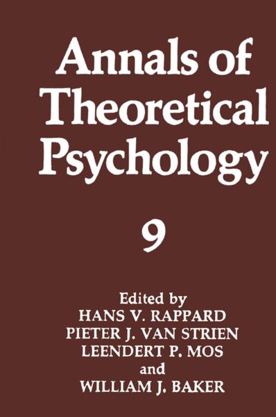 Produktbild: Annals of Theoretical Psychology