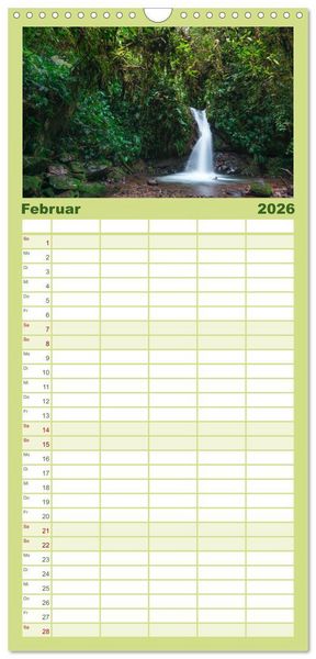Produktbild: Familienplaner 2026 - Ecuador - Naturparadies am &Auml;quator mit 5 Spalten (Wandkalender, 21 x 45 cm) CALVENDO