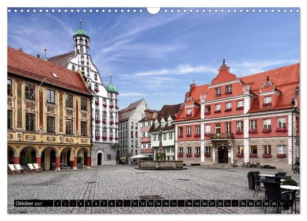 Produktbild: Das Allg&auml;u - Seine malerischen Altst&auml;dte (Wandkalender 2027 DIN A3 quer), CALVENDO Monatskalender