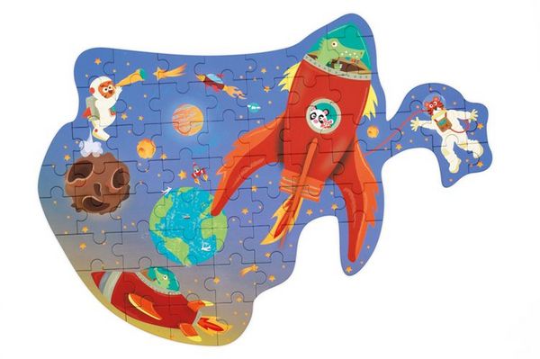 Produktbild: Shape Puzzle Weltall 60 Teile