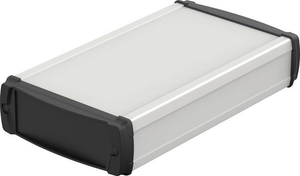 Produktbild: Bopla ELPH 1240-0200 ECOLINE_SET 83246200.HMT1 Profil-Geh&auml;use 120 x 200 x 42 Aluminium, ABS Natur, Schwarz (RAL 9005) 1 St.