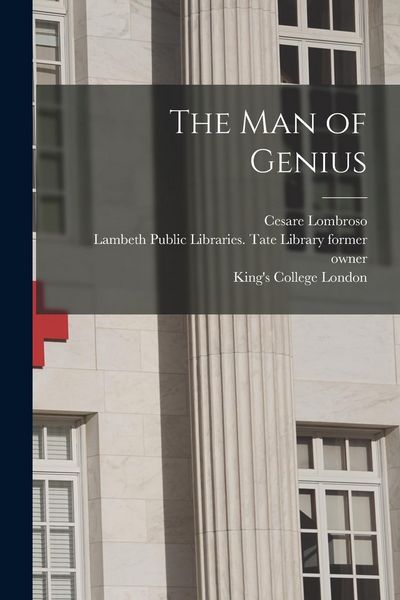 Produktbild: The Man of Genius [electronic Resource]
