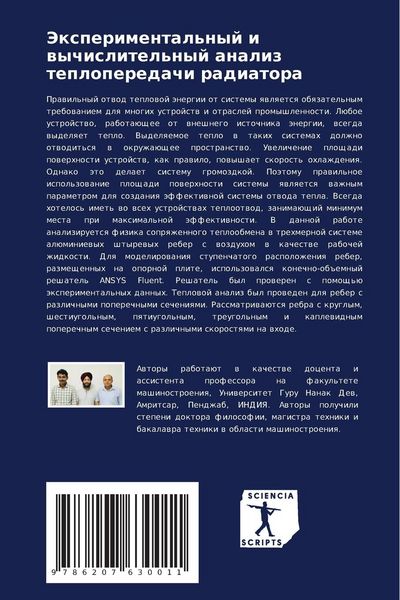Produktbild: Jexperimental'nyj i wychislitel'nyj analiz teploperedachi radiatora