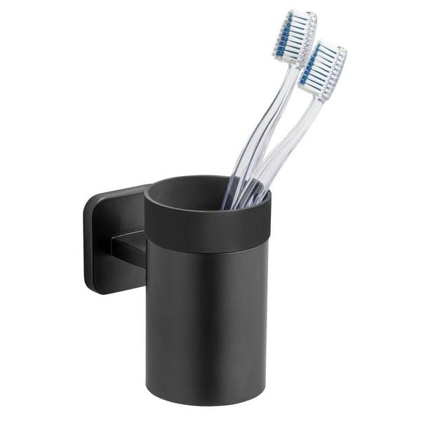Produktbild: Turbo-Loc&reg; Zahnputzbecherhalter Uno Mod. Porto Black, Befestigen ohne Bohren