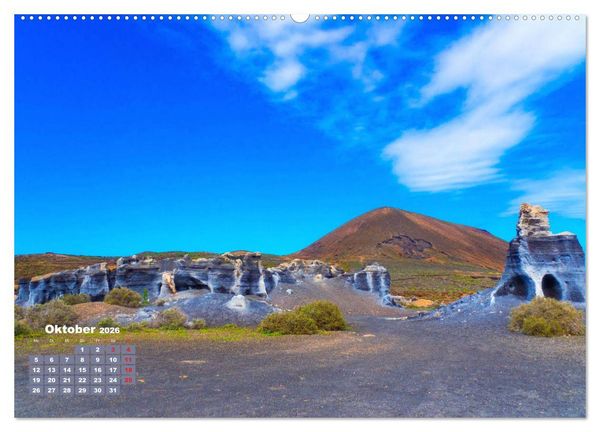 Produktbild: Lanzarote - Land der schwarzen Erde (Wandkalender 2026 DIN A2 quer), CALVENDO Monatskalender