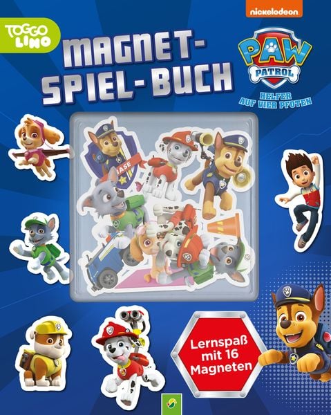 PAW Patrol Magnet-Spiel-Buch, Gebundene Ausgabe von , Schwager & Steinlein, 978-3-8499-3274-9
