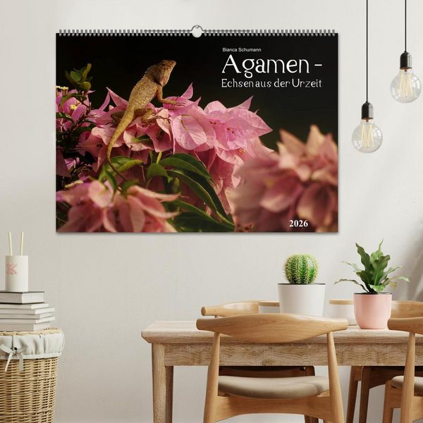 Produktbild: Agamen - Echsen aus der Urzeit (Wandkalender 2026 DIN A2 quer), CALVENDO Monatskalender