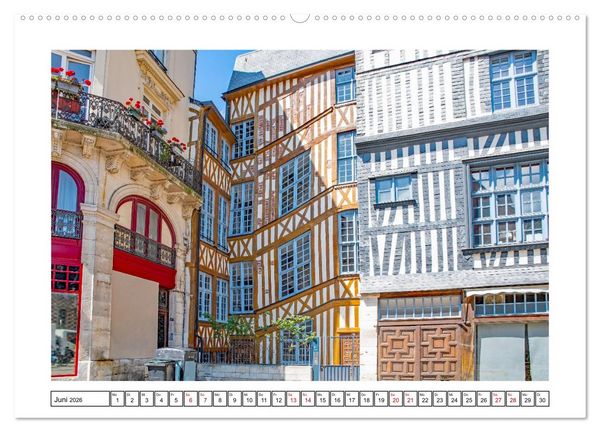 Produktbild: Normandie - Frankreichs wundersch&ouml;ner Norden (Wandkalender 2026 DIN A2 quer), CALVENDO Monatskalender