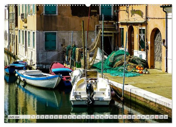 Produktbild: Chioggia - Venedigs kleine Schwester (hochwertiger Premium Wandkalender 2026 DIN A2 quer), Kunstdruck in Hochglanz