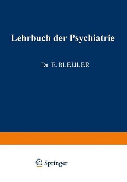 Produktbild: Lehrbuch der Psychiatrie
