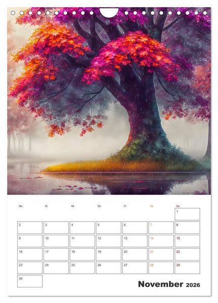 Produktbild: M&auml;rchenhafte B&auml;ume (Wandkalender 2026 DIN A4 hoch), CALVENDO Monatskalender