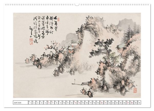Produktbild: Yoshitsugu Haizan (Wandkalender 2026 DIN A2 quer), CALVENDO Monatskalender