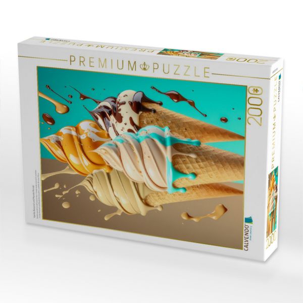 Produktbild: CALVENDO Puzzle Vanille Karamel und Mandel Kombi | 2000 Teile Lege-Gr&ouml;&szlig;e 90x67cm Foto-Puzzle f&uuml;r gl&uuml;ckliche Stunden