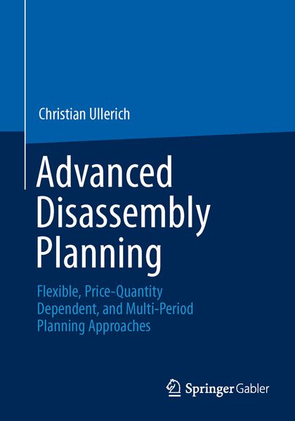 Produktbild: Advanced Disassembly Planning